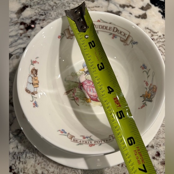 The World of Beatrix Potter Set Of Three Vintage Dishes Royal Albert - Picture 8 of 10